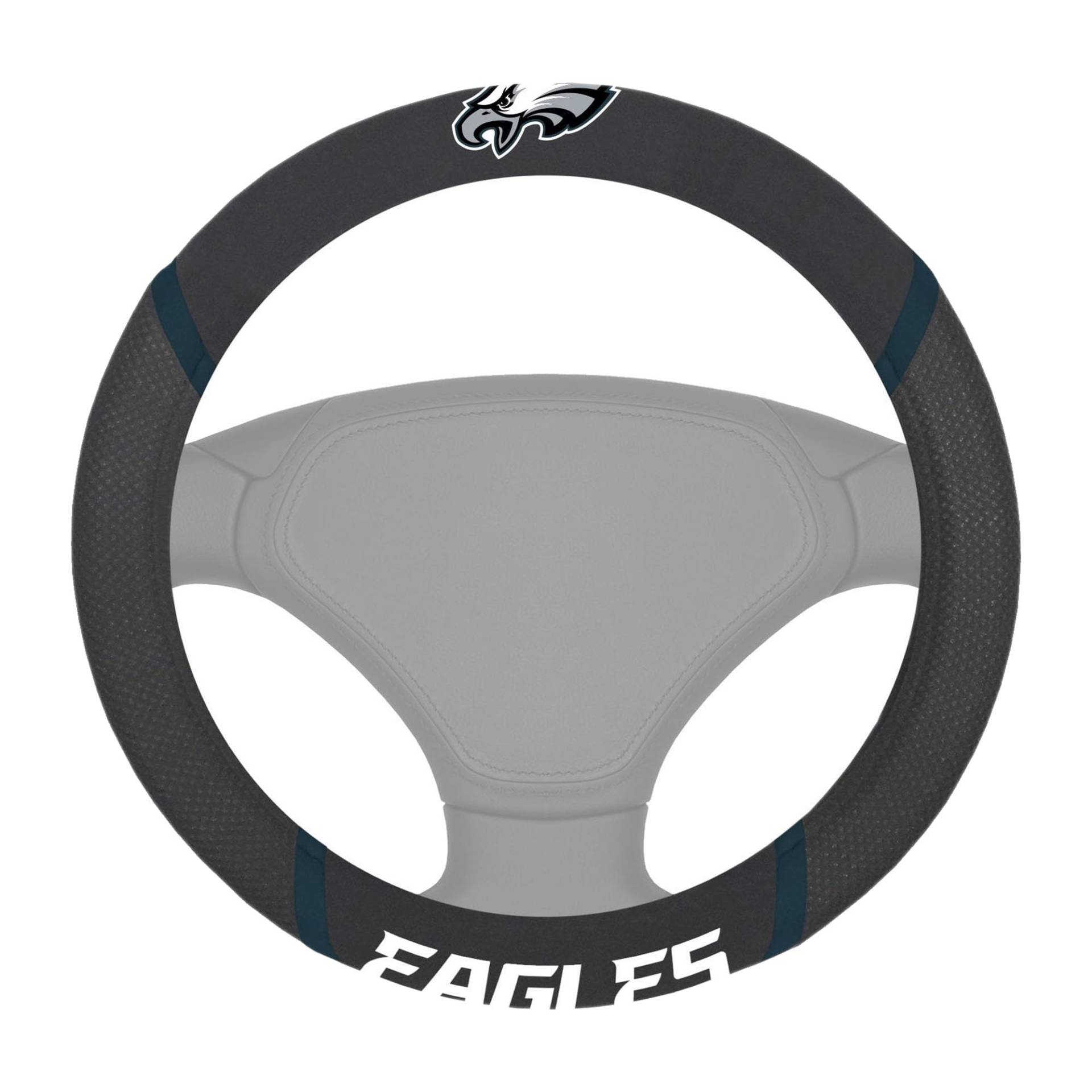 FANMATS NFL Philadelphia Eagles Lenkradbezug, Bestickt, schwarz, universal, 38,1 cm Durchmesser FANMATS NFL Philadelphia Eagles Lenkradbezug, Bestickt, schwarz, universal, 38,1 cm Durchmesser von FANMATS