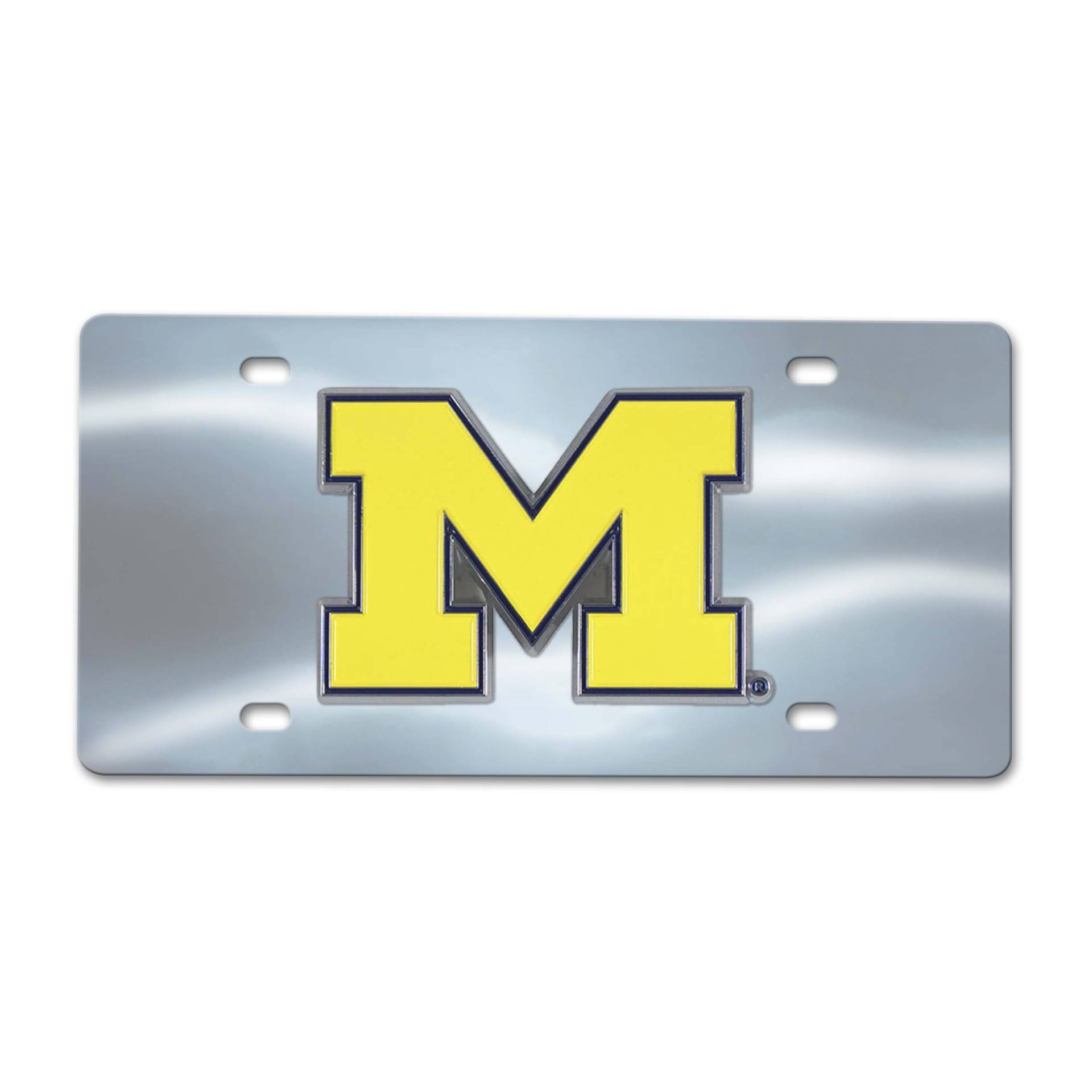 NCAA Michigan Wolverines Druckguss-Nummernschild, Chrom, 15,2 x 30,5 cm NCAA Michigan Wolverines Druckguss-Nummernschild, Chrom, 15,2 x 30,5 cm von FANMATS