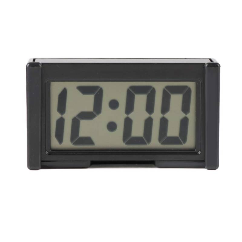 Digitale LCD-Uhr für Auto Auto mit Ultraschall-Display, mit Kalenderanzeige, Mini-Zubehör, für tragbare Autos von FANMURAN