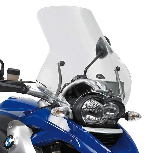 Windschutzscheibe für Windschutzscheibe, Windschutzscheibe + Befestigungen Givi kompatibel mit BMW R 1200 GS 2009 Motorrad Scooter von FAR