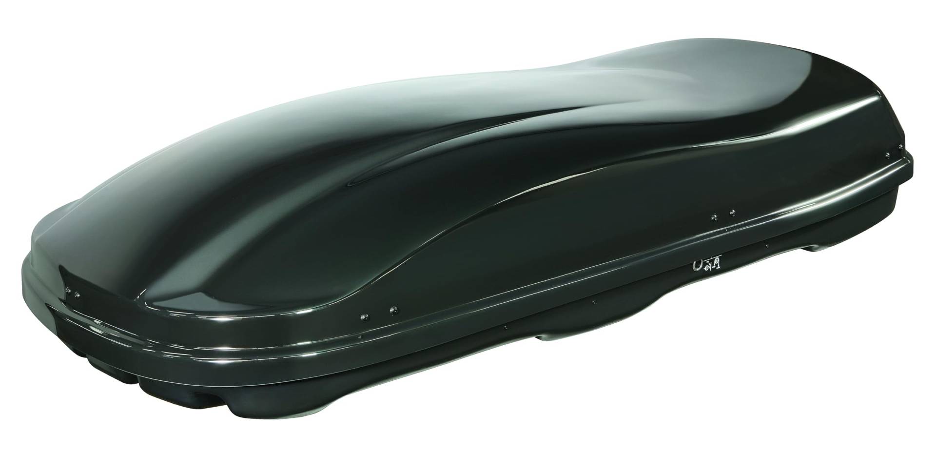 FARAD Dachbox Marlin 680L schwarz metallic + Skiträger von Farad