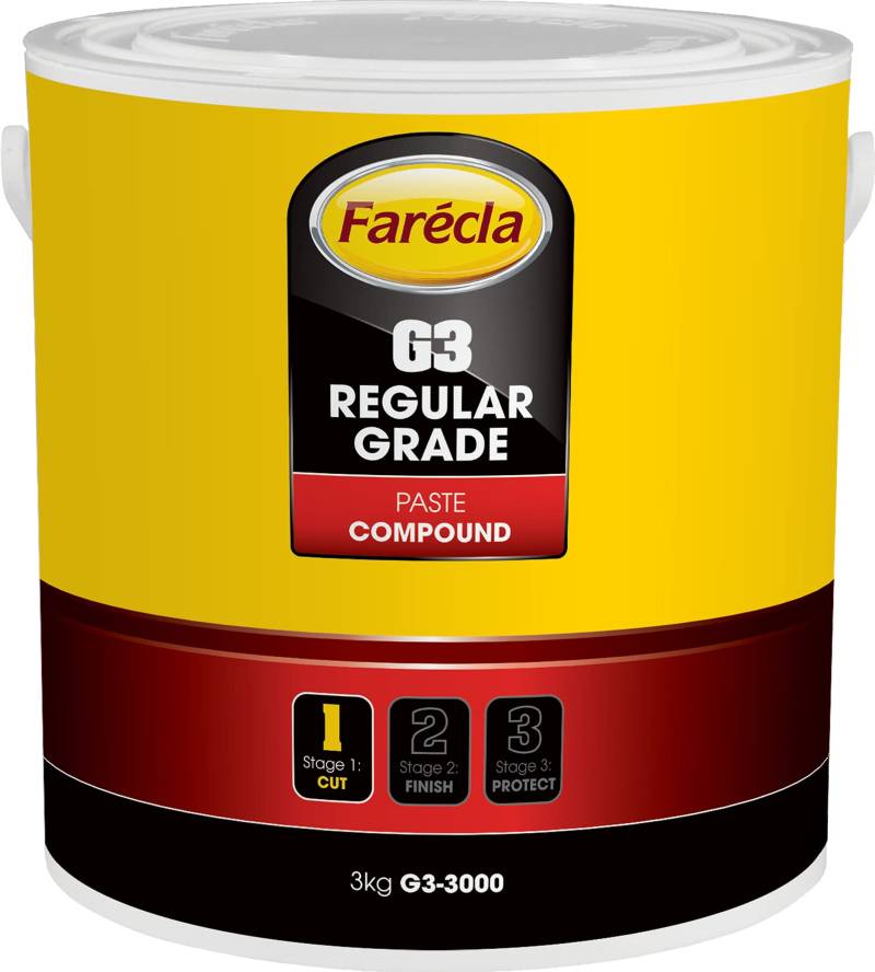 Farécla G3 3000 Standard Paste - 3 kg - ohne Füllstoffe - ohne Silikon von Farecla