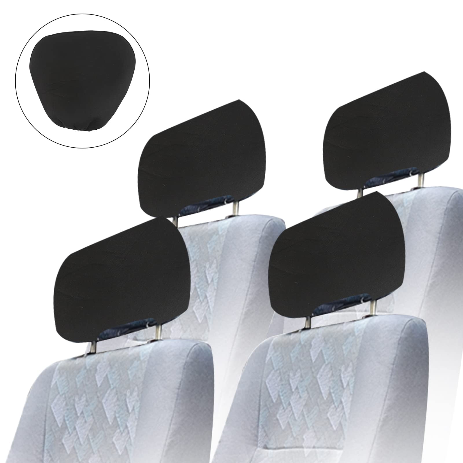 FASBET 4 Stück Kopfstützen Bezug Zubehör für Autositze Auto Kopfstützenbezüge Staubdicht Waschbar Kopfstützenschutz Abdeckung Auto Universal Kissenbezug für LKW Bus Reisebus Auto FASBET 4 Stück Kopfstützen Bezug Zubehör für Autositze Auto Kopfstützenbezüge Staubdicht Waschbar Kopfstützenschutz Abdeckung Auto Universal Kissenbezug für LKW Bus Reisebus Auto von FASBET