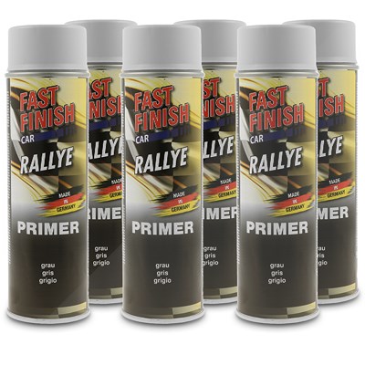 Fast Finish 6x 500ml RALLYE - Haftgrund -Grau [Hersteller-Nr. 292811] von FAST FINISH