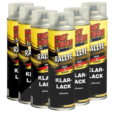 Fast Finish 6x 500ml RALLYE - Klarlack - glänzend von FAST FINISH