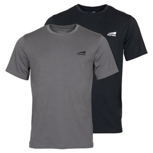 Fastway Doppelpack T-Shirt Schwarz Grau von Fastway