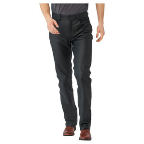 Fastway Fashion Men 201 Lederjeans Schwarz von Fastway