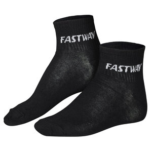 Fastway Low-Cut Socken, 3er-Pack Schwarz von Fastway