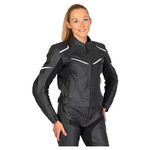 Fastway Sport Women 191 Lederkombijacke Schwarz von Fastway