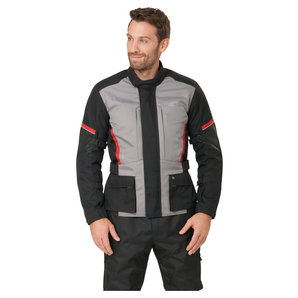 Fastway Touring Men 211 Textiljacke Grau Schwarz Rot von Fastway