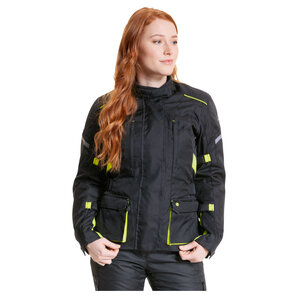 Fastway Touring Women 211 Textiljacke Schwarz Gelb von Fastway