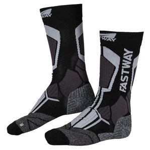 Fastway Uni 201 Socken Mittellang Schwarz Grau von Fastway