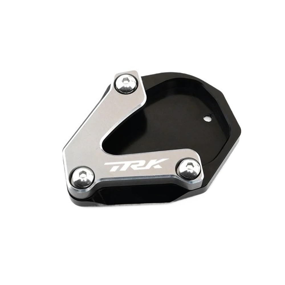 Fuß Pad Platte Vergrößern Basis Für TRK 702 TRK702 2022 2023 Motorrad Aluminium Ständer Fuß Seitenständer Verlängerung Vergrößerungspolster Trägerplatte Schlüsselanhänger von FAUXIWS