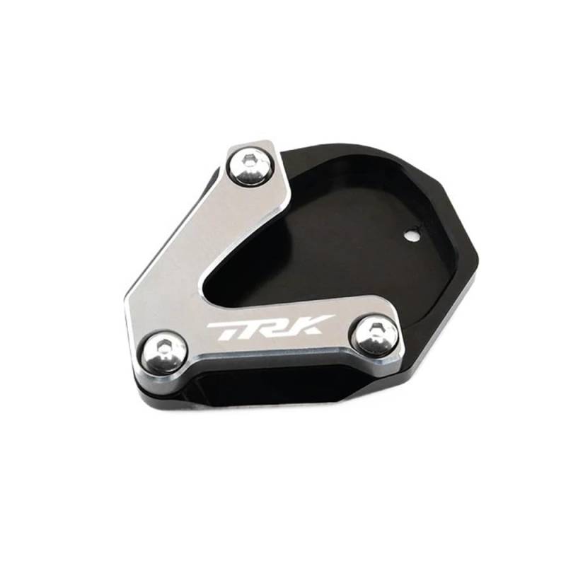 Fuß Pad Platte Vergrößern Basis Für TRK 702 TRK702 2022 2023 Motorrad Aluminium Ständer Fuß Seitenständer Verlängerung Vergrößerungspolster Trägerplatte Schlüsselanhänger von FAUXIWS