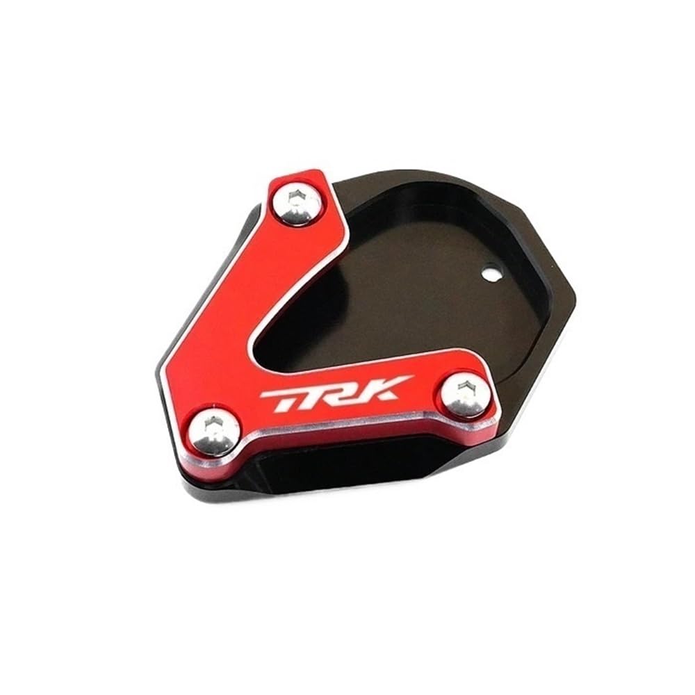 Fuß Pad Platte Vergrößern Basis Für TRK 702 TRK702 2022 2023 Motorrad Aluminium Ständer Fuß Seitenständer Verlängerung Vergrößerungspolster Trägerplatte Schlüsselanhänger von FAUXIWS