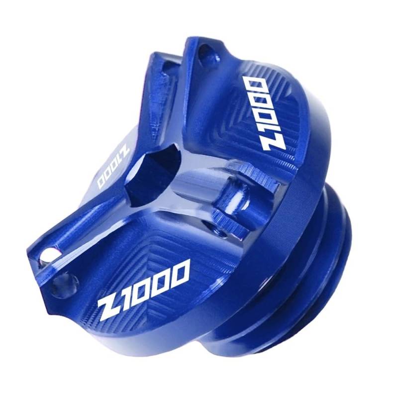 Öleinfülldeckel Stecker Abdeckung FÜR Z1000R Z1000 R 2017 2020 2019 2018 M20*2,5 CNC Motorrad Accessoeries Motor Öl Füllstoff Tasse Abdeckung Kappe Schraube von FAUXIWS