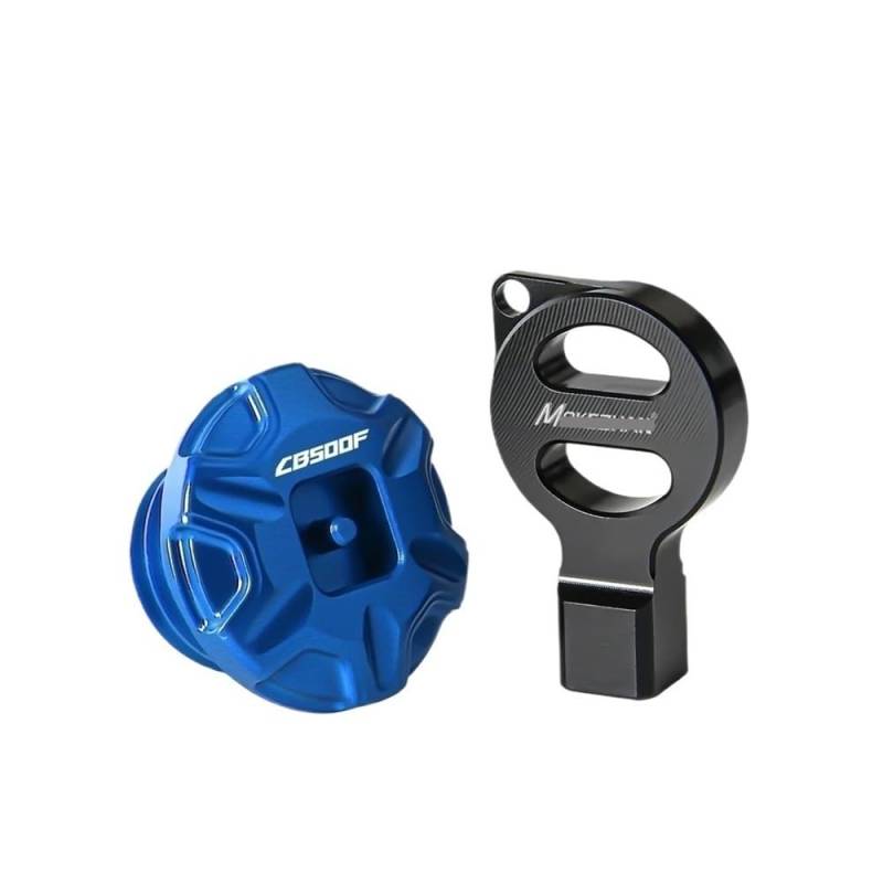 Öleinfülldeckel Stecker Abdeckung Für CB500X CB500F CB500 CB 500 X/F 2023 2024 + Motorrad Anti Diebstahl Öl Füllstoff Kappe Zubehör Motor Öl Abdeckung von FAUXIWS