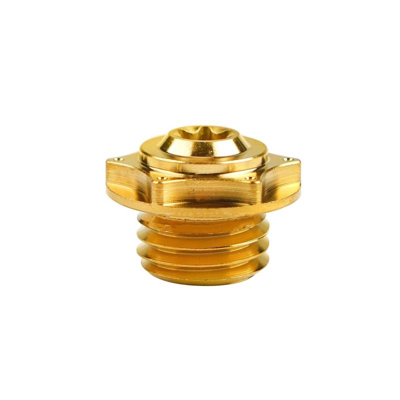 Öleinfülldeckel Stecker Abdeckung Für Motorrad Schraube Einfülldeckel Schutz Titanium Bolzen M20 X .5/2.5mm Teilung Motorrad CNC Motor Ölkappenschraube von FAUXIWS