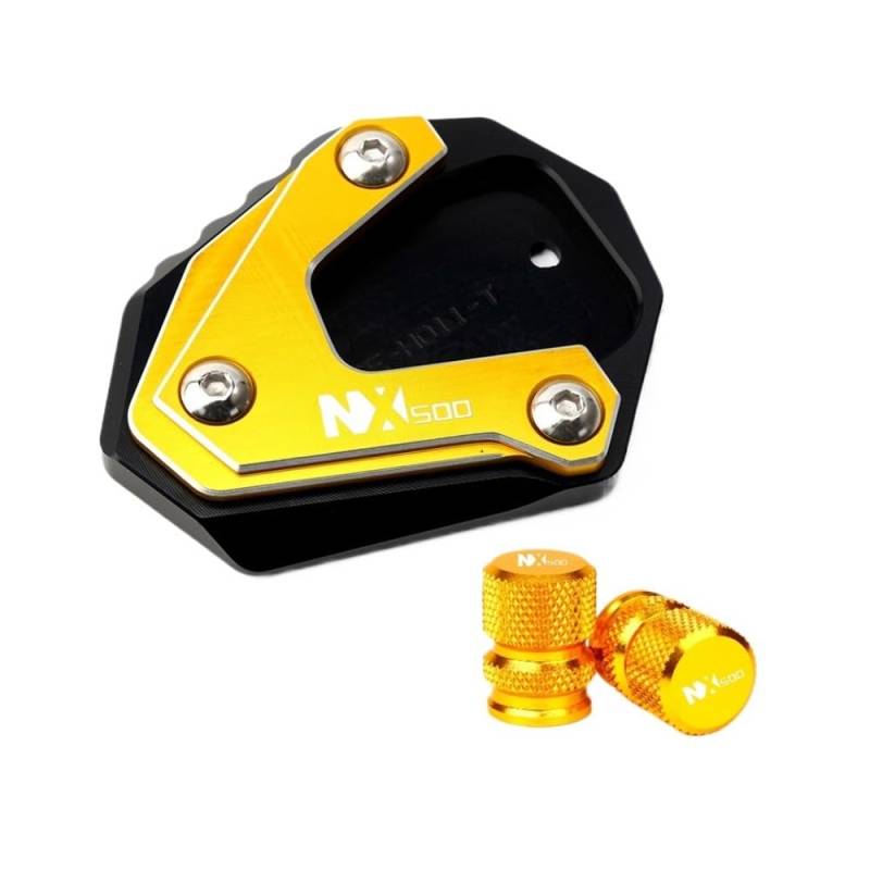 Öleinfülldeckel Stecker Abdeckung Für NX500 NX 500 NX400 2023 2024 2025 CNC Motorrad Seitenständer Verlängerung Ständer Platte Pad Reifen Ventilkappen von FAUXIWS