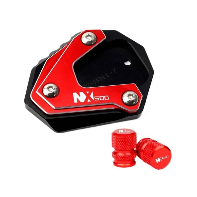 Öleinfülldeckel Stecker Abdeckung Für NX500 NX 500 NX400 2023 2024 2025 CNC Motorrad Seitenständer Verlängerung Ständer Platte Pad Reifen Ventilkappen von FAUXIWS
