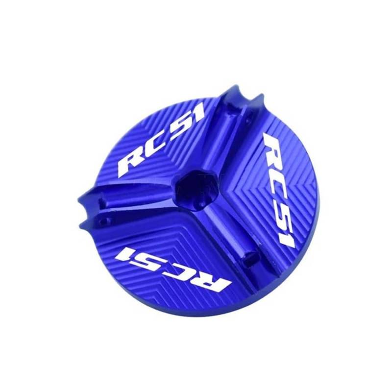 Öleinfülldeckel Stecker Abdeckung Für RC51 RC 51 2000-2006 2001 2002 2003 2004 2005 Motorrad Motoröl Tasse Abdeckung Öl Füllstoff Ablassen Sumpf Mutter Kappe von FAUXIWS