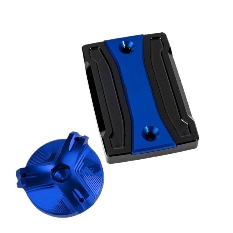 Öleinfülldeckel Stecker Abdeckung Für Tenere700 XT700 Tenere 700 2019-2021 Motorrad Vorne Brems Flüssigkeit Reservoir Abdeckung Motor Öl Füllstoff Kappe Schraube von FAUXIWS