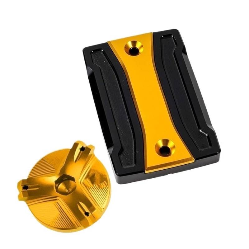 Öleinfülldeckel Stecker Abdeckung Für Tenere700 XT700 Tenere 700 2019-2021 Motorrad Vorne Brems Flüssigkeit Reservoir Abdeckung Motor Öl Füllstoff Kappe Schraube von FAUXIWS