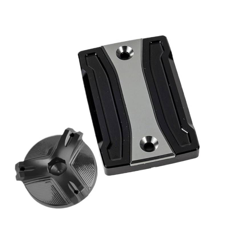 Öleinfülldeckel Stecker Abdeckung Für Tenere700 XT700 Tenere 700 2019-2021 Motorrad Vorne Brems Flüssigkeit Reservoir Abdeckung Motor Öl Füllstoff Kappe Schraube von FAUXIWS