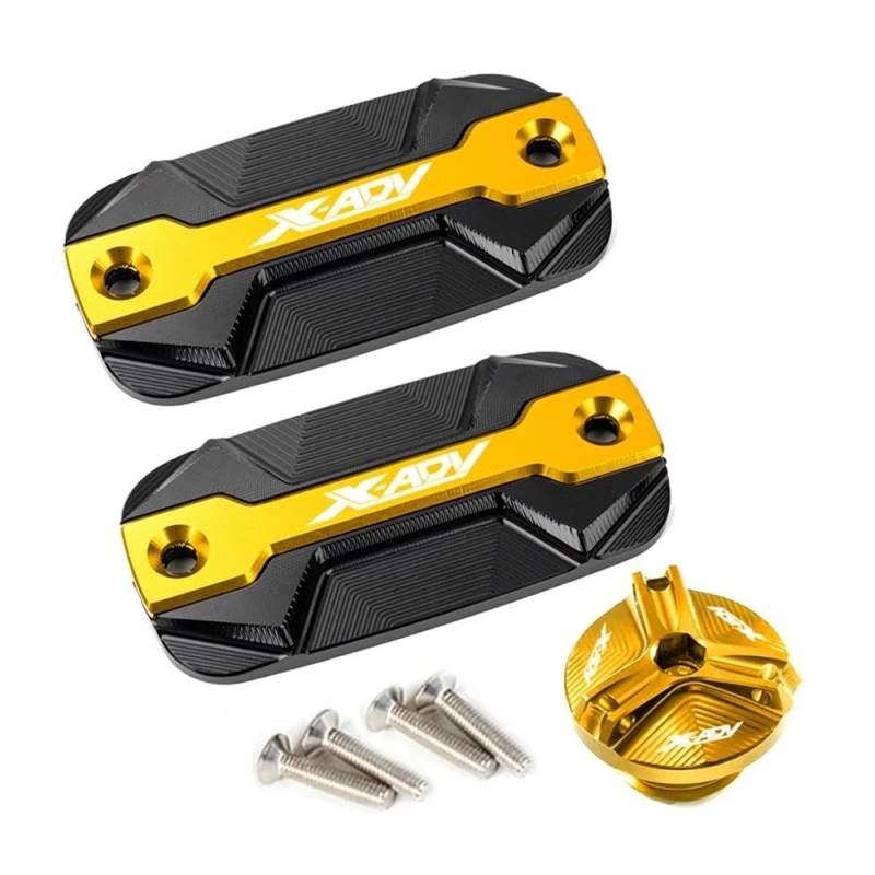 Öleinfülldeckel Stecker Abdeckung Für XADV X-ADV X ADV 300 750 1000 2017-2021 2022 2023 2024 Motorrad Brems Flüssigkeit Reservoir Abdeckung & Motor Öl Füllstoff Kappe von FAUXIWS