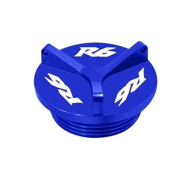 Öleinfülldeckel Stecker Abdeckung Für YZF-R6 R6 1999-2019 YZF-R6S 2006-2010 Motorrad Motoröl Füllstoff Tasse Ölablasswanne Mutter Kappe Abdeckung von FAUXIWS