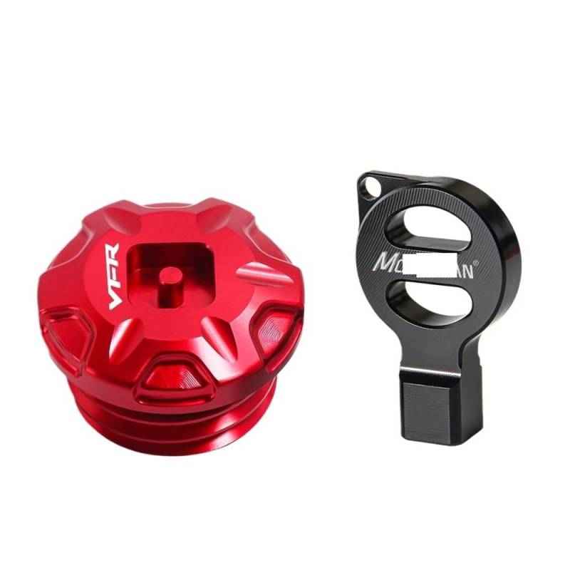 Öleinfülldeckel Stecker Abdeckung Manipulationssichere Diebstahlsicherung Motoröl-Einfülldeckel Abdeckung Für VFR800F VFR800X VFR 800 FX 1200x VFR750 VFR1200x von FAUXIWS