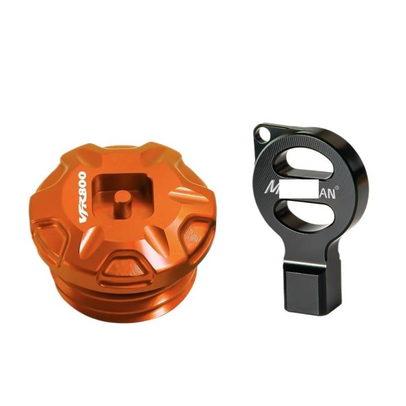 Öleinfülldeckel Stecker Abdeckung Manipulationssichere Diebstahlsicherung Motoröl-Einfülldeckel Abdeckung Für VFR800F VFR800X VFR 800 FX 1200x VFR750 VFR1200x von FAUXIWS