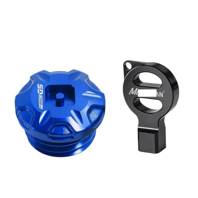 Öleinfülldeckel Stecker Abdeckung Manipulationssichere Motorräder Anti-Diebstahl-Motoröl-Einfülldeckel-Abdeckung Für F850GS F 850 ​​GS F850 GS ADV Adventure von FAUXIWS