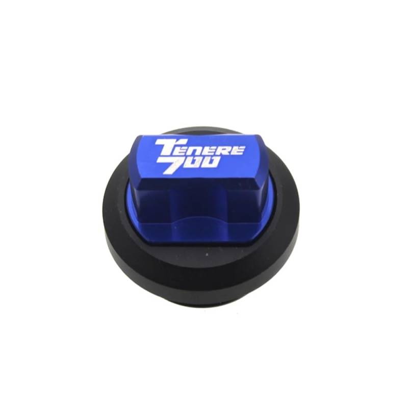 Öleinfülldeckel Stecker Abdeckung Motorradzubehör CNC-Abdeckung Motoröl-Einfüllschraube Kappe Für MT 07 TENERE Tracer 700 GT TENERE700 von FAUXIWS