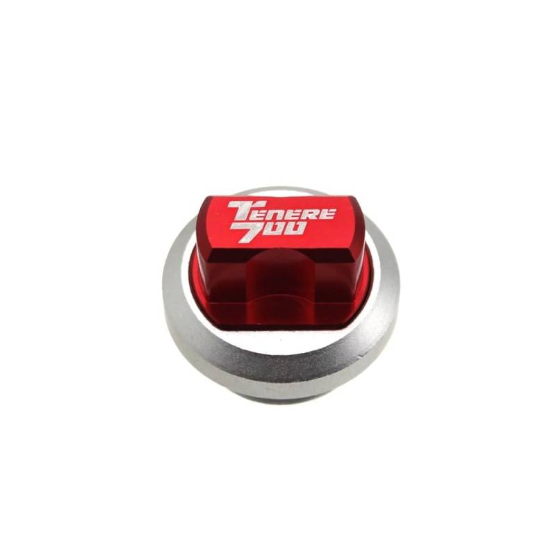 Öleinfülldeckel Stecker Abdeckung Motorradzubehör CNC-Abdeckung Motoröl-Einfüllschraube Kappe Für MT 07 TENERE Tracer 700 GT TENERE700 von FAUXIWS