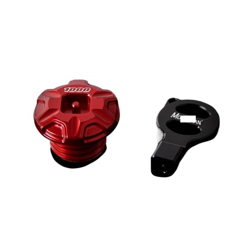 Öleinfülldeckel Stecker Abdeckung Motorräder CNC Aluminium Anti-Diebstahl Motoröl Füllstoff Kappe Abdeckung Zubehör Für GSXR GSX-R 1000 GSX-S GSXS GSXR1000 2024 von FAUXIWS