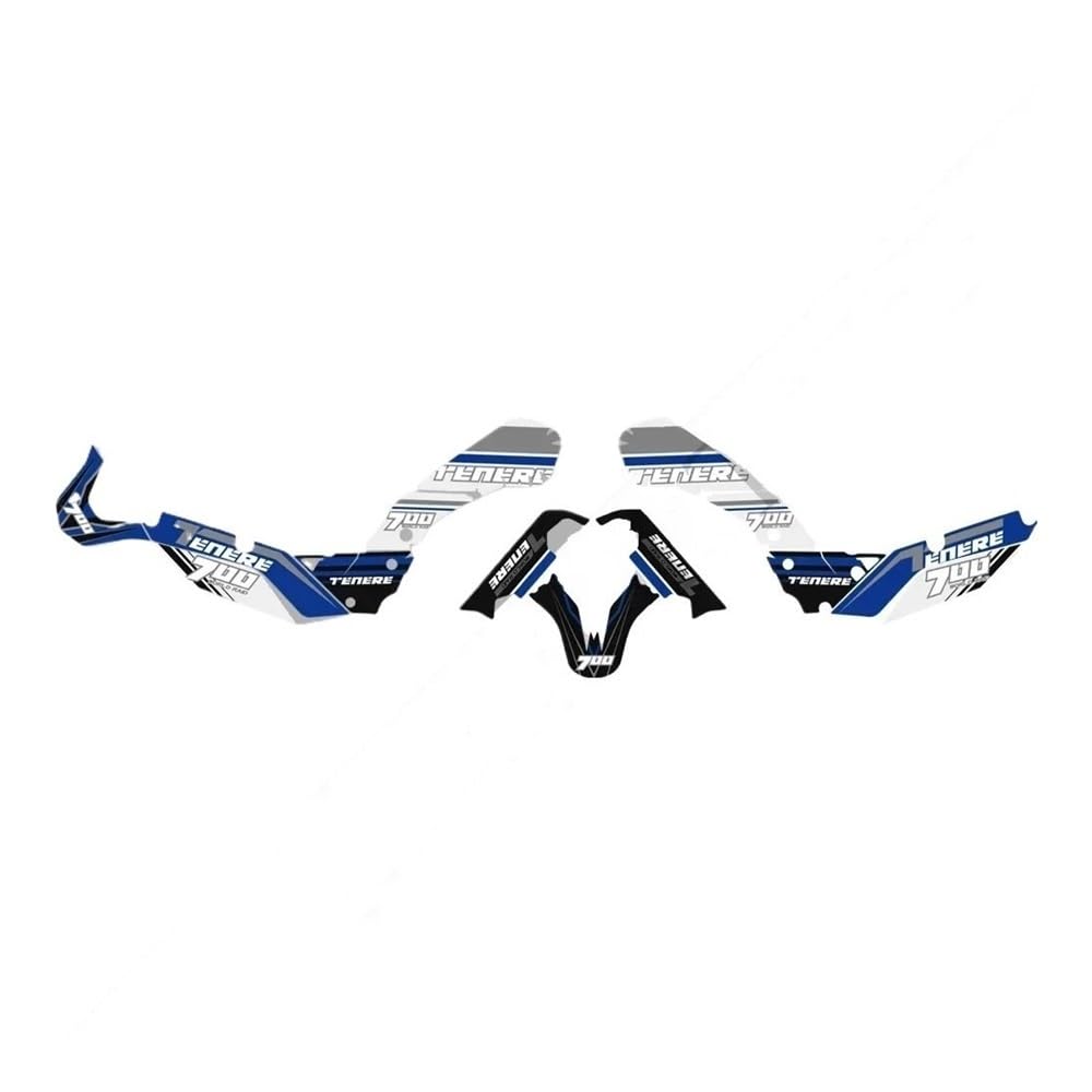 Tankpad Tankschutz FÜR Tenere T700 XTZ 700 T7 XT Tank Pads Aufkleber Schutz Set Kit Handschild Windabweiser Tankpad Tankschutz FÜR Tenere T700 XTZ 700 T7 XT Tank Pads Aufkleber Schutz Set Kit Handschild Windabweiser von FAUXIWS