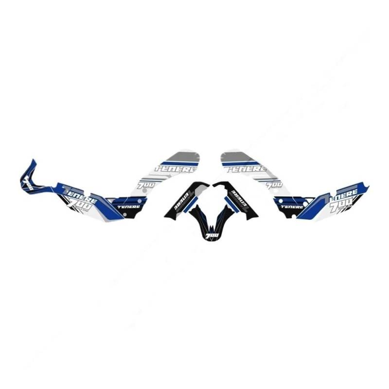 Tankpad Tankschutz FÜR Tenere T700 XTZ 700 T7 XT Tank Pads Aufkleber Schutz Set Kit Handschild Windabweiser von FAUXIWS