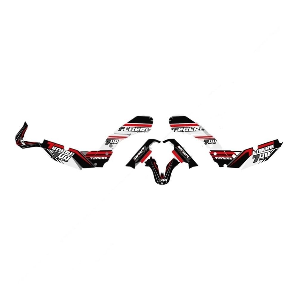 Tankpad Tankschutz FÜR Tenere T700 XTZ 700 T7 XT Tank Pads Aufkleber Schutz Set Kit Handschild Windabweiser Tankpad Tankschutz FÜR Tenere T700 XTZ 700 T7 XT Tank Pads Aufkleber Schutz Set Kit Handschild Windabweiser von FAUXIWS