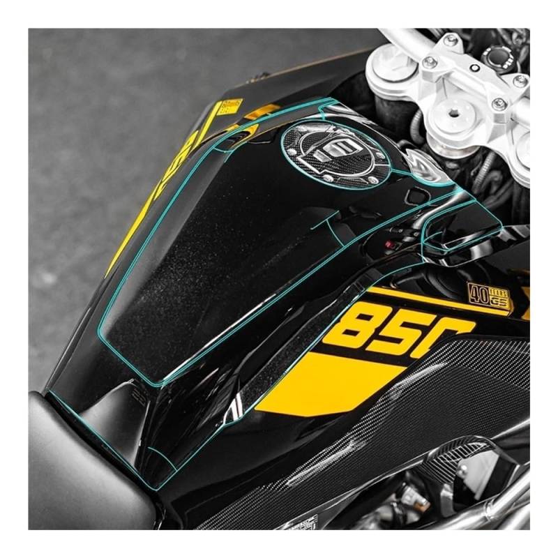 Tankpad Tankschutz Für F850GS GSADV Motorrad Ganzkörper Transparent Unsichtbare Schutz Film Von Fahrrad Zubehör Schutz Decals Kits von FAUXIWS