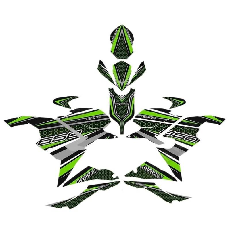 Tankpad Tankschutz Für NI&nja 650 2018 2019 2020 2021 Protector Tank Pad Aufkleber Aufkleber Kit Knie Emblem Abzeichen Logo Verkleidung Schutz von FAUXIWS
