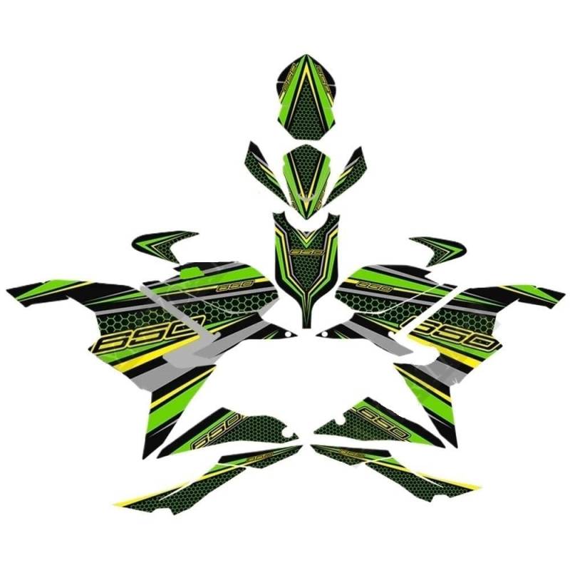 Tankpad Tankschutz Für NI&nja 650 2018 2019 2020 2021 Protector Tank Pad Aufkleber Aufkleber Kit Knie Emblem Abzeichen Logo Verkleidung Schutz von FAUXIWS