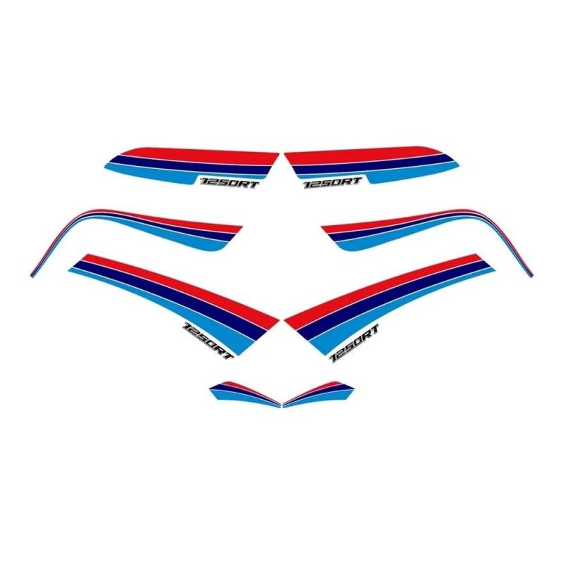 Tankpad Tankschutz Für R1250RT R 1250 RT R1250 Tankpad-Aufkleber, Seitengepäckkoffer Kofferraum Knieverkleidung Emblem Abzeichen Logo Aufkleber Set von FAUXIWS