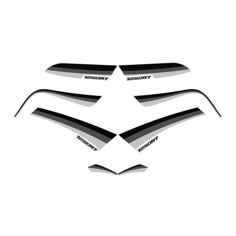 Tankpad Tankschutz Für R1250RT R 1250 RT R1250 Tankpad-Aufkleber, Seitengepäckkoffer Kofferraum Knieverkleidung Emblem Abzeichen Logo Aufkleber Set von FAUXIWS