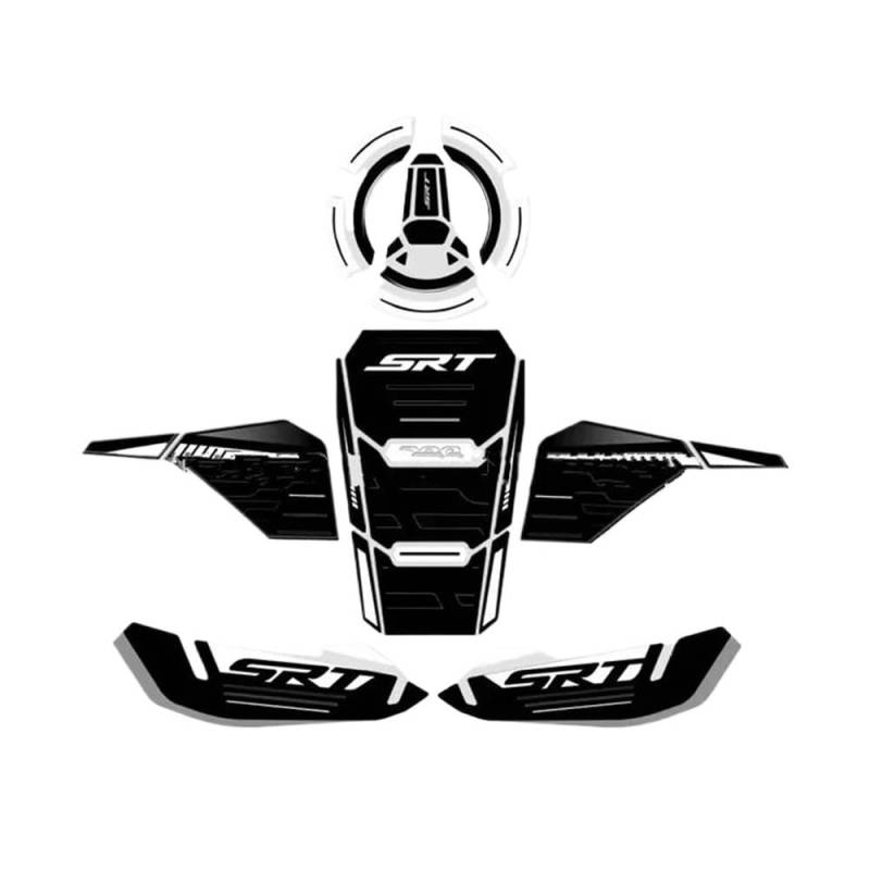 Tankpad Tankschutz Für SRT700X SRT 700X 2024 Motorradzubehör Epoxy-Aufkleber Kraftstofftank-Pad Schutzkit Dekorativer Aufkleber von FAUXIWS