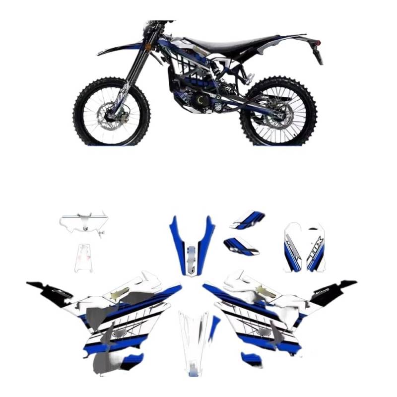 Tankpad Tankschutz Für Su&r Ron Ultra Bee Ultra BEE Motorrad Aufkleber Grafik Kit Aufkleber Decals Zubehör von FAUXIWS