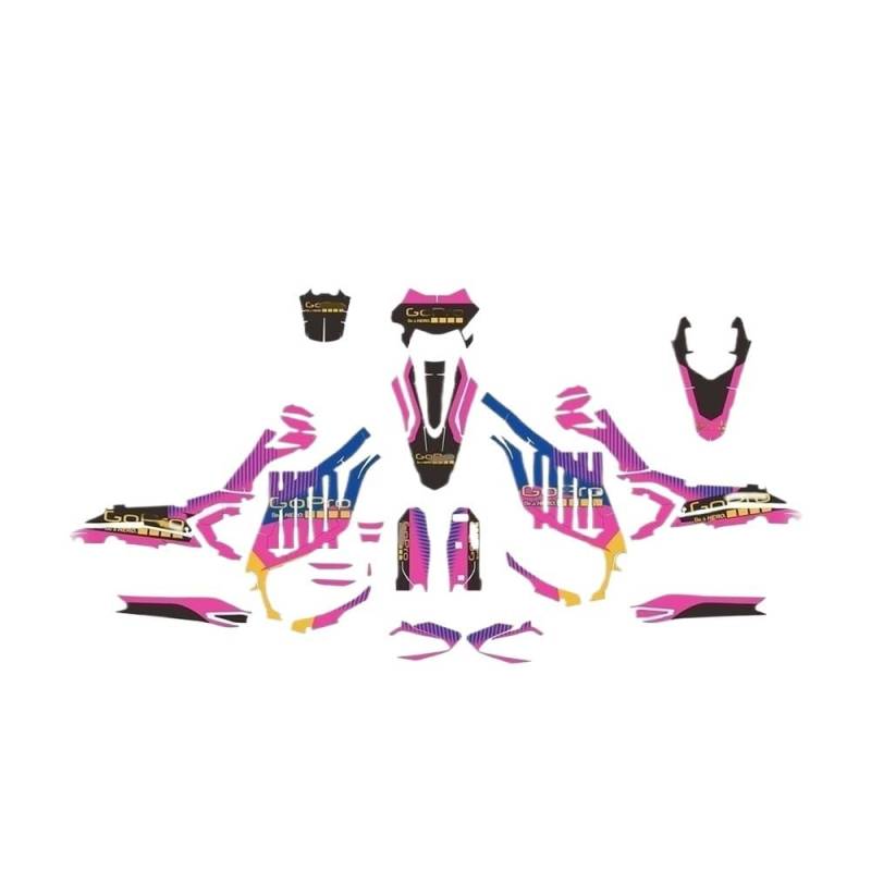 Tankpad Tankschutz Für Su&r Ron Ultra Bee Ultra BEE Motorrad Aufkleber Grafik Kit Aufkleber Decals Zubehör von FAUXIWS
