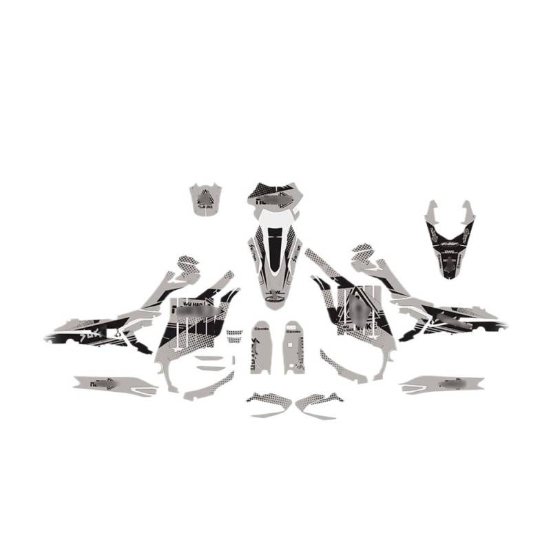 Tankpad Tankschutz Für Su&r Ron Ultra Bee Ultra BEE Motorrad Aufkleber Grafik Kit Aufkleber Decals Zubehör von FAUXIWS
