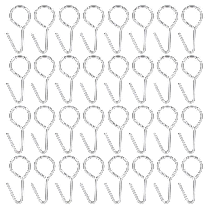 FAVOMOTO 100Pcs S Haken Ringe Auto 28mm Sitzbezüge Auto Vordersitze Befestigungshaken Haken Innen Installieren Sitzbezüge Haken Sitz Abdeckung Verschluss für Die Installation Von Autositzbezügen von FAVOMOTO