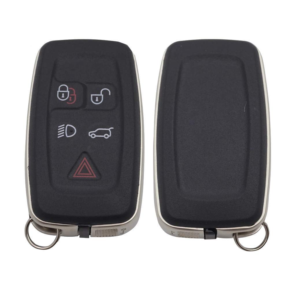 FBFG Für Landrover Discovery 4 Sport Freelander Autoschlüsselgehäuse Smart Remote Fob Cover Case 5 Tasten Keyless Entry Zubehör FBFG Für Landrover Discovery 4 Sport Freelander Autoschlüsselgehäuse Smart Remote Fob Cover Case 5 Tasten Keyless Entry Zubehör von FBFG